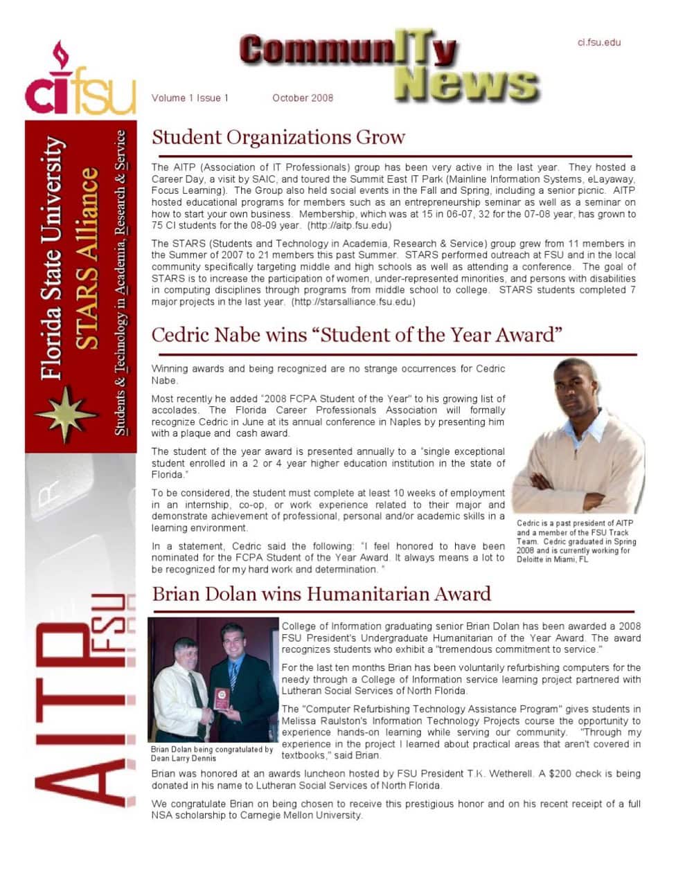 Fall 2008 Cover