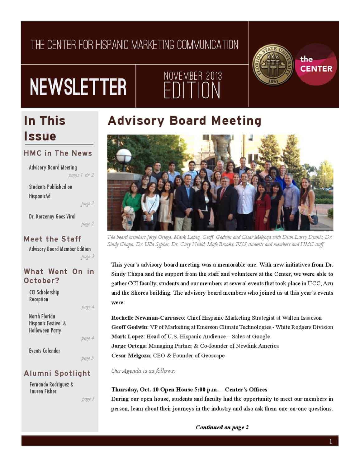 November 2013 Cover