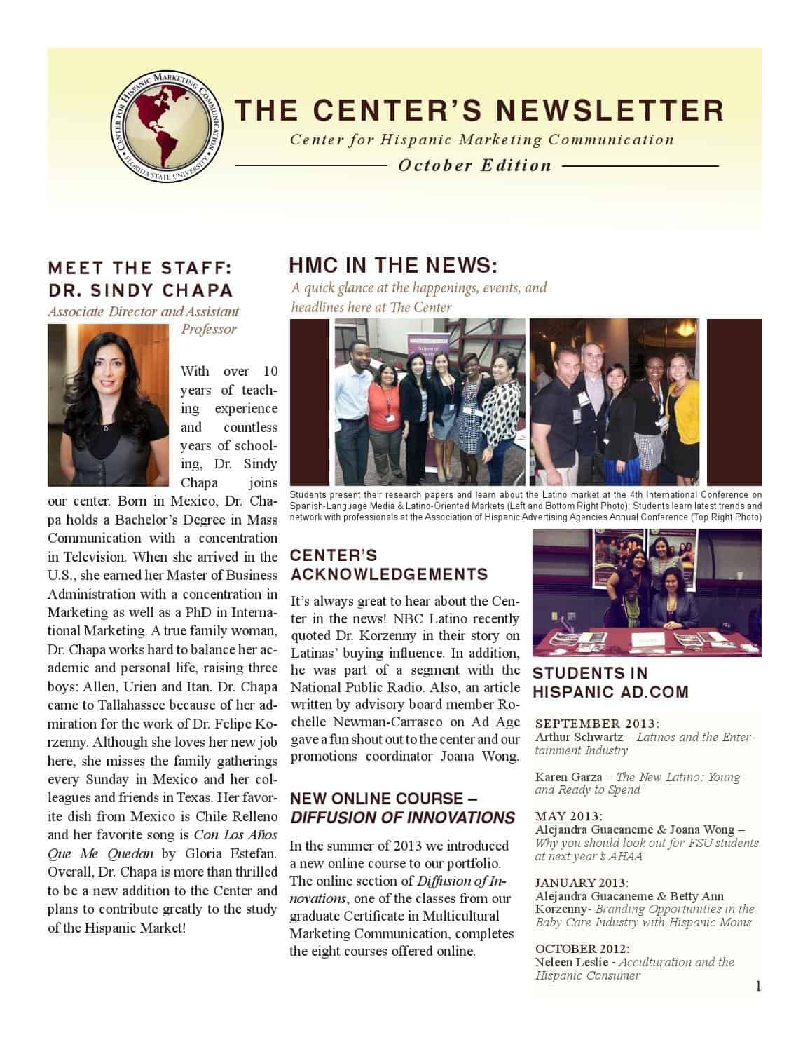 October 2013 Cover